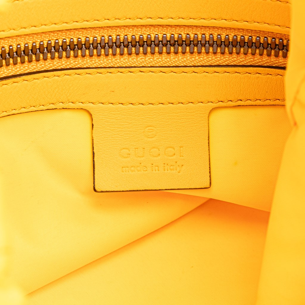 Gucci GG Cotton Wallpaper Neo Vintage Drawstring Backpack - Side view