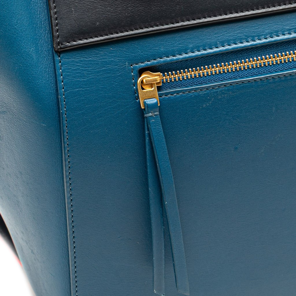 Celine Mini Tricolor Smooth Calfskin Belt Bag - Image 11