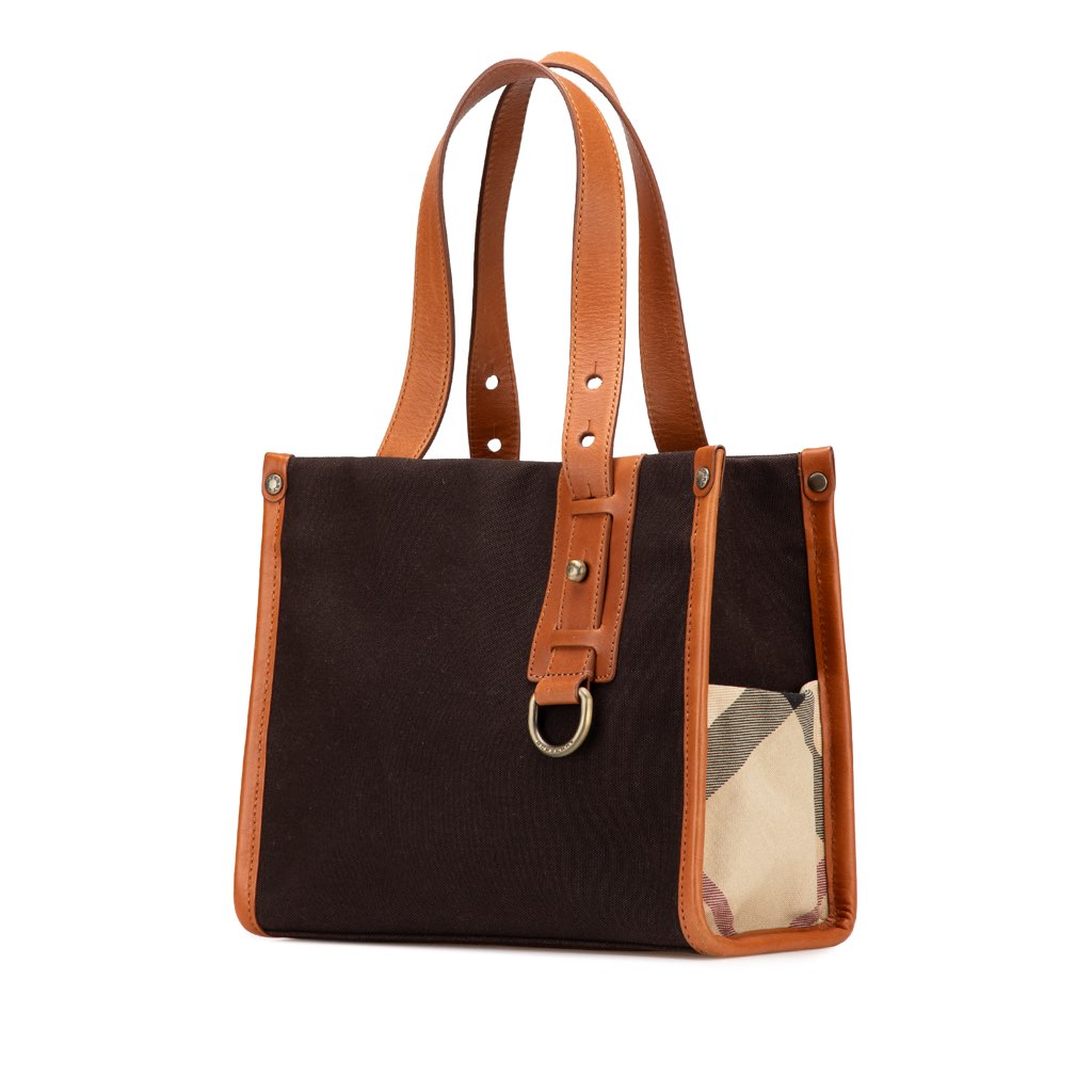 Burberry Canvas Tote - Back view