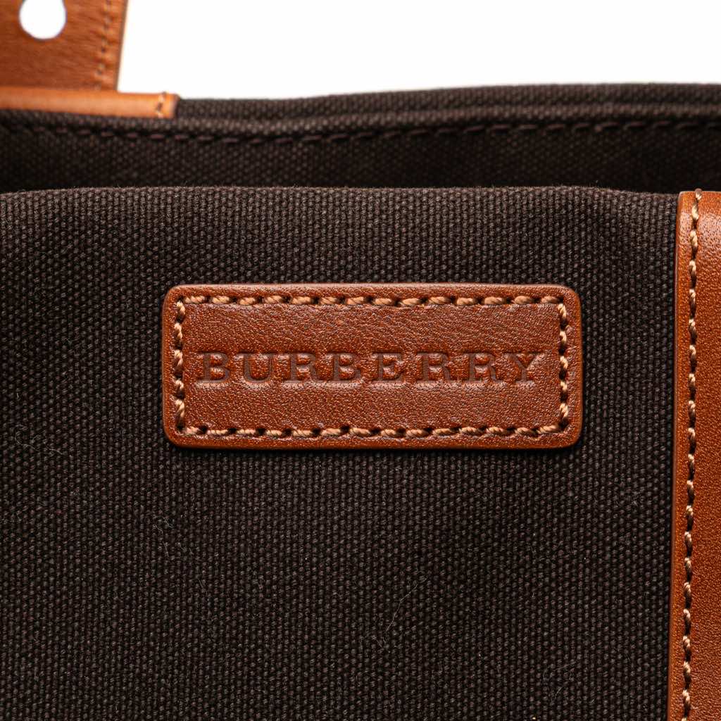 Burberry Canvas Tote - Side view