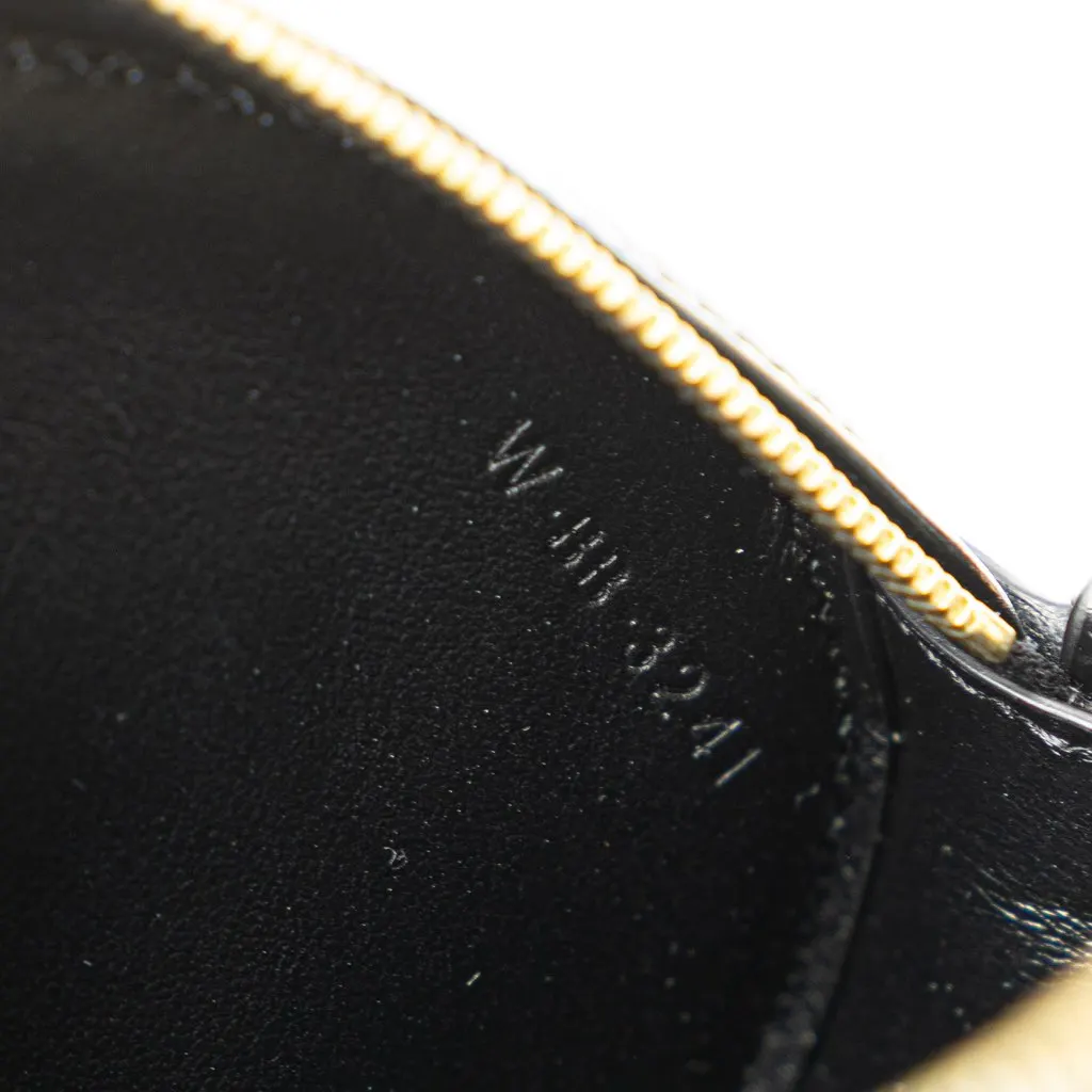 Celine Small Calfskin Cuir Triomphe Oval Crossbody Black Leather Good - Box View