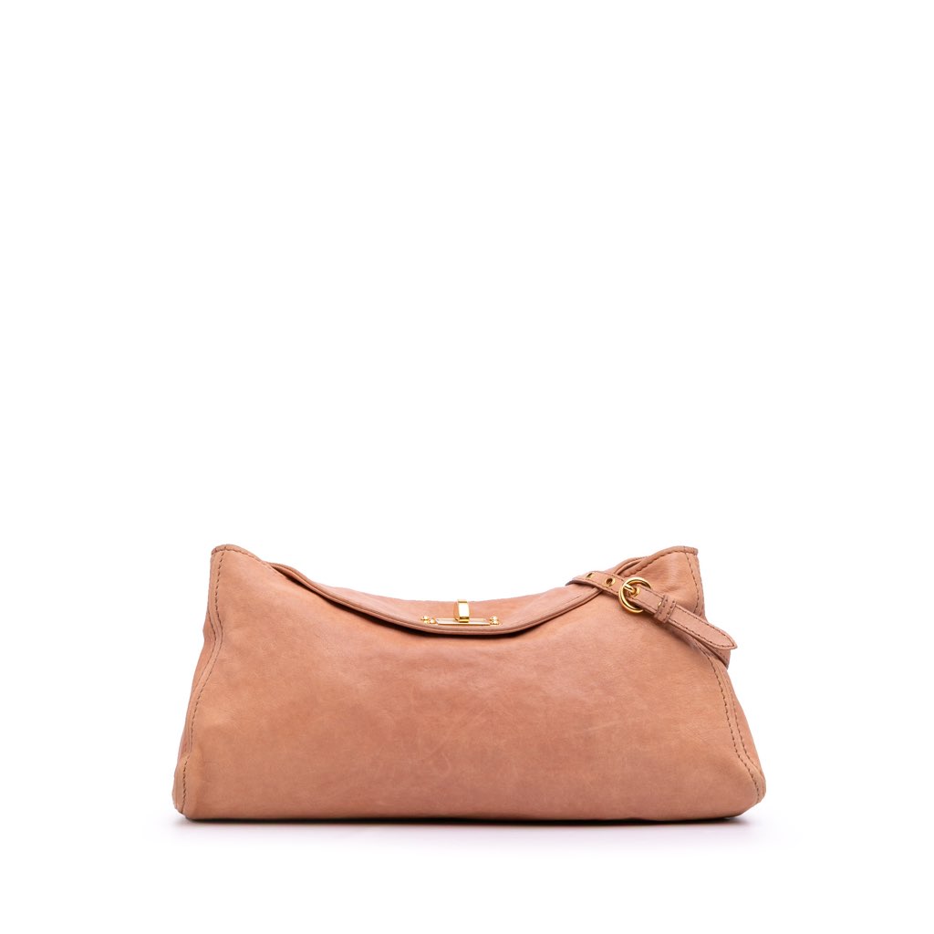 Miu Miu Leather Clutch on Strap