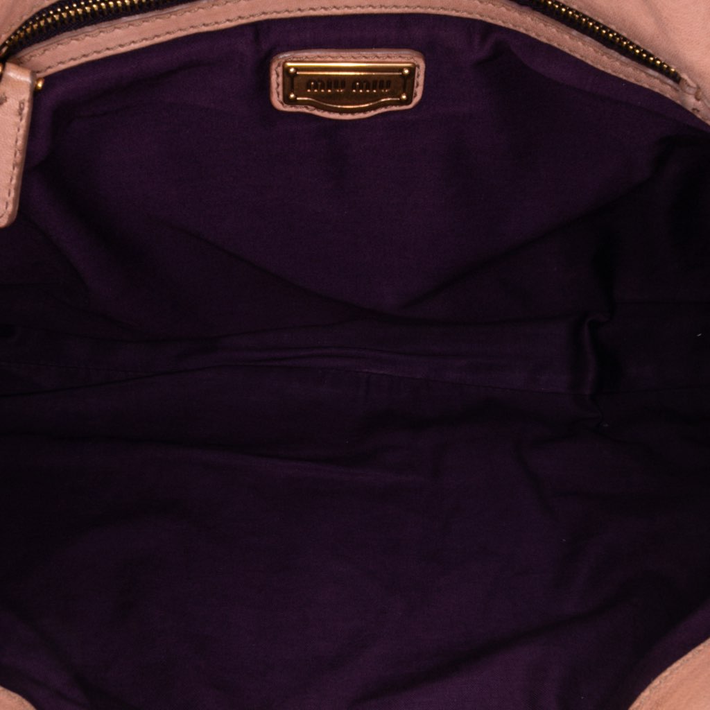 Miu Miu Leather Clutch on Strap - 4