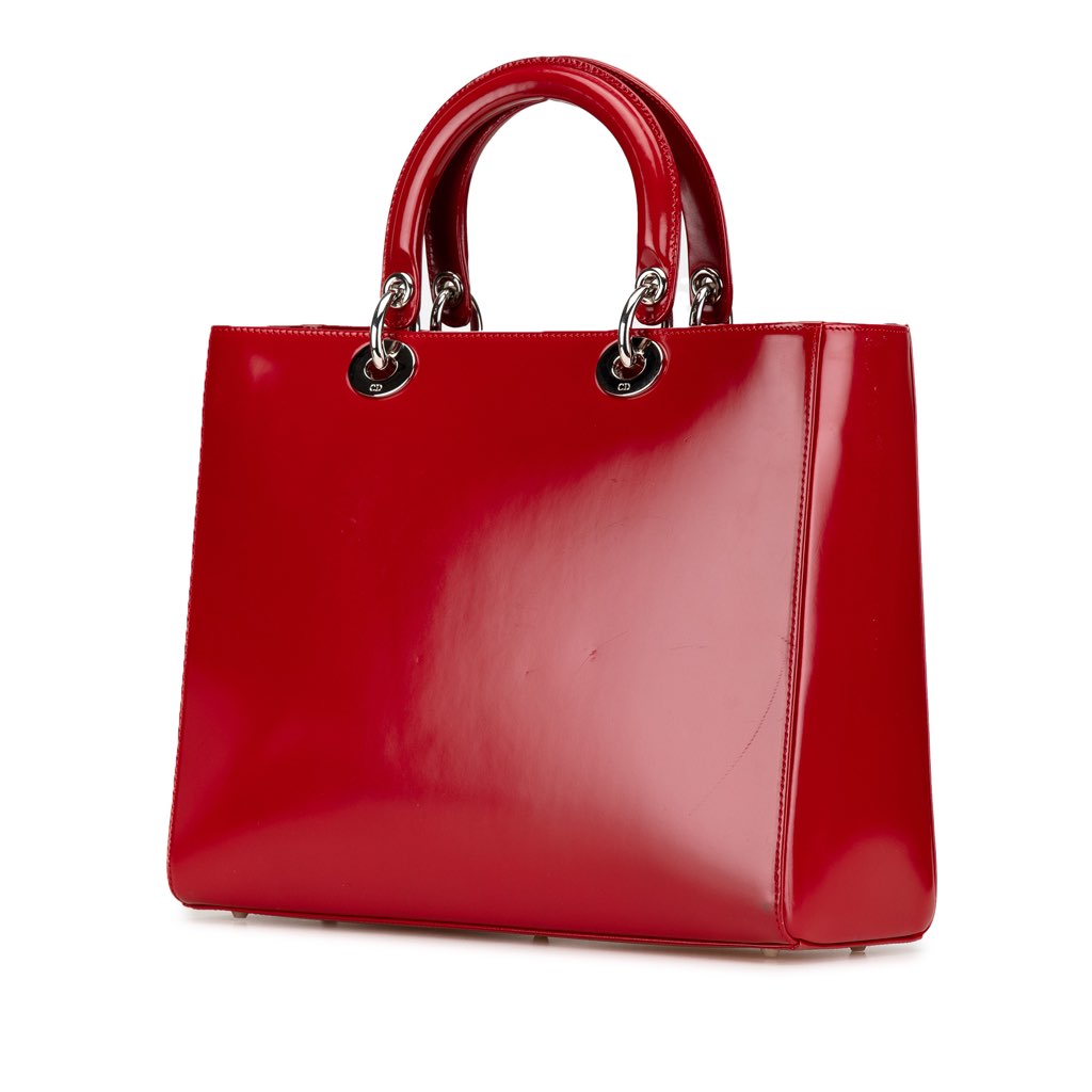 Dior Large Patent Lady Dior - 2