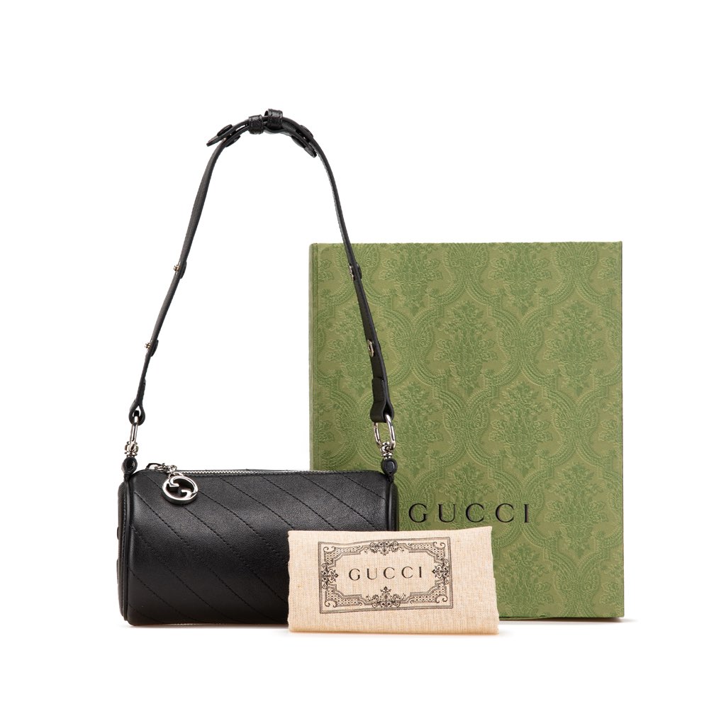 Gucci Mini Leather Blondie Barrel Shoulder Bag - Image 13
