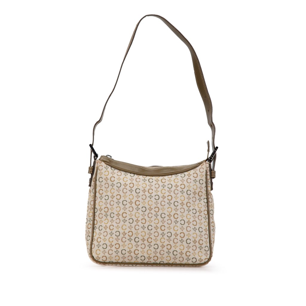 Celine C Macadam Canvas Shoulder Bag