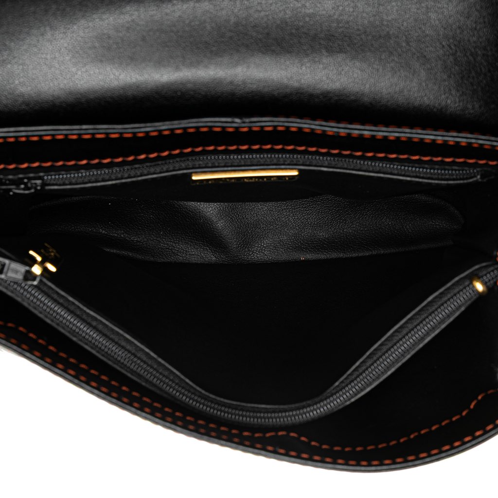 Yves Saint Laurent Leather Shoulder Bag - Side view