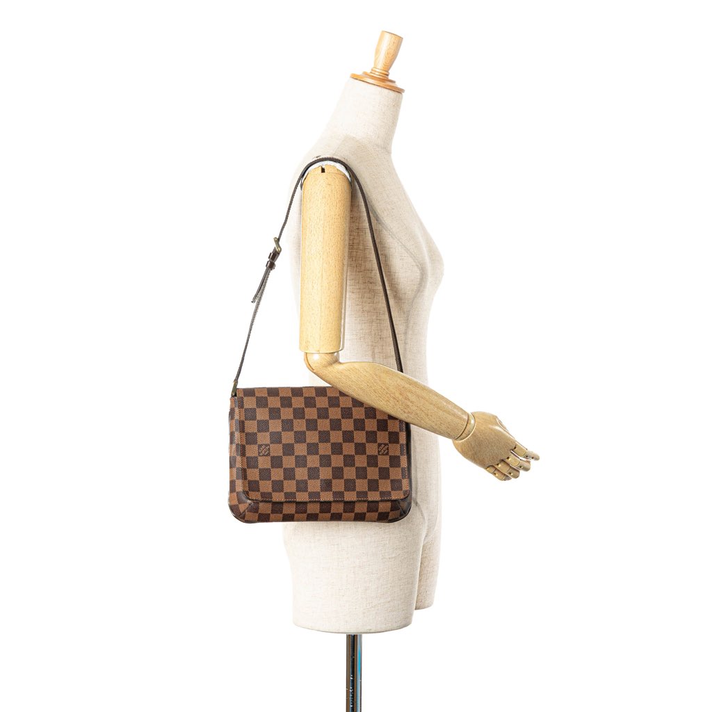 Louis Vuitton Damier Ebene Musette Tango Short Strap - Image 13