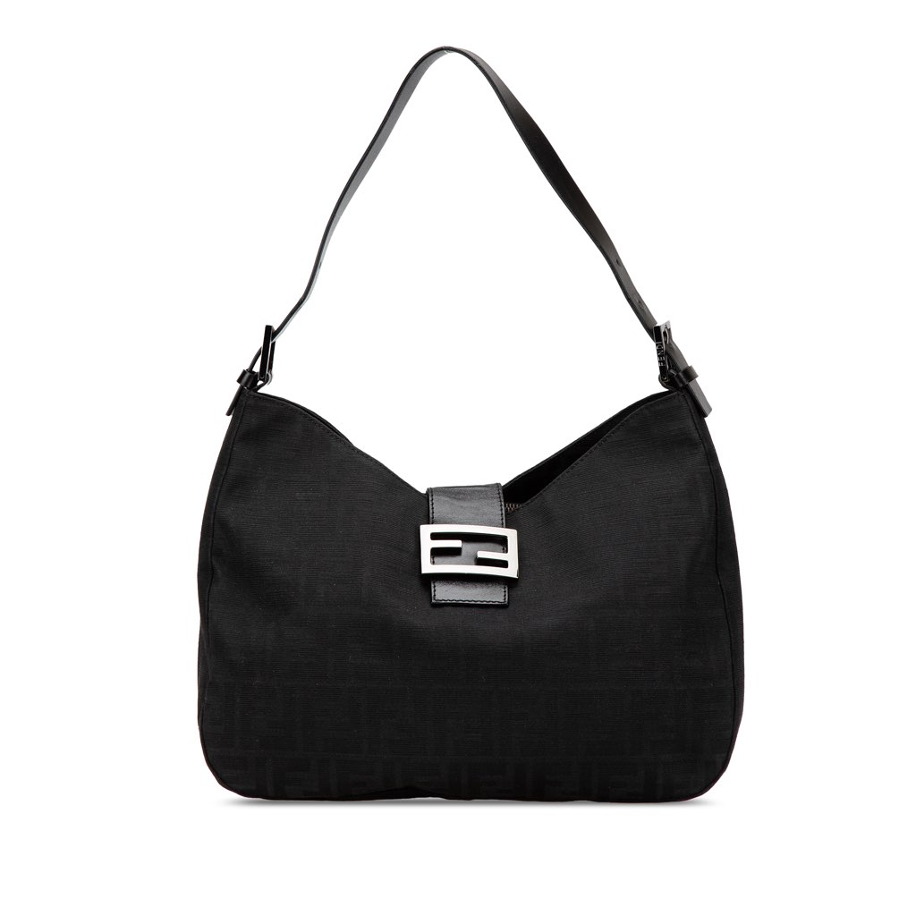 Fendi Zucca Canvas Shoulder Bag