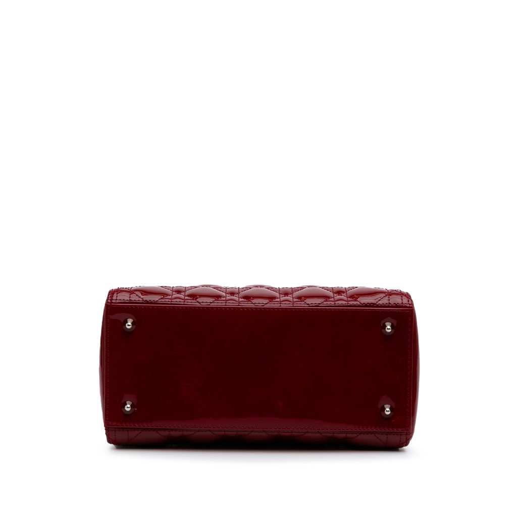 Dior Medium Patent Cannage Lady Dior - 3
