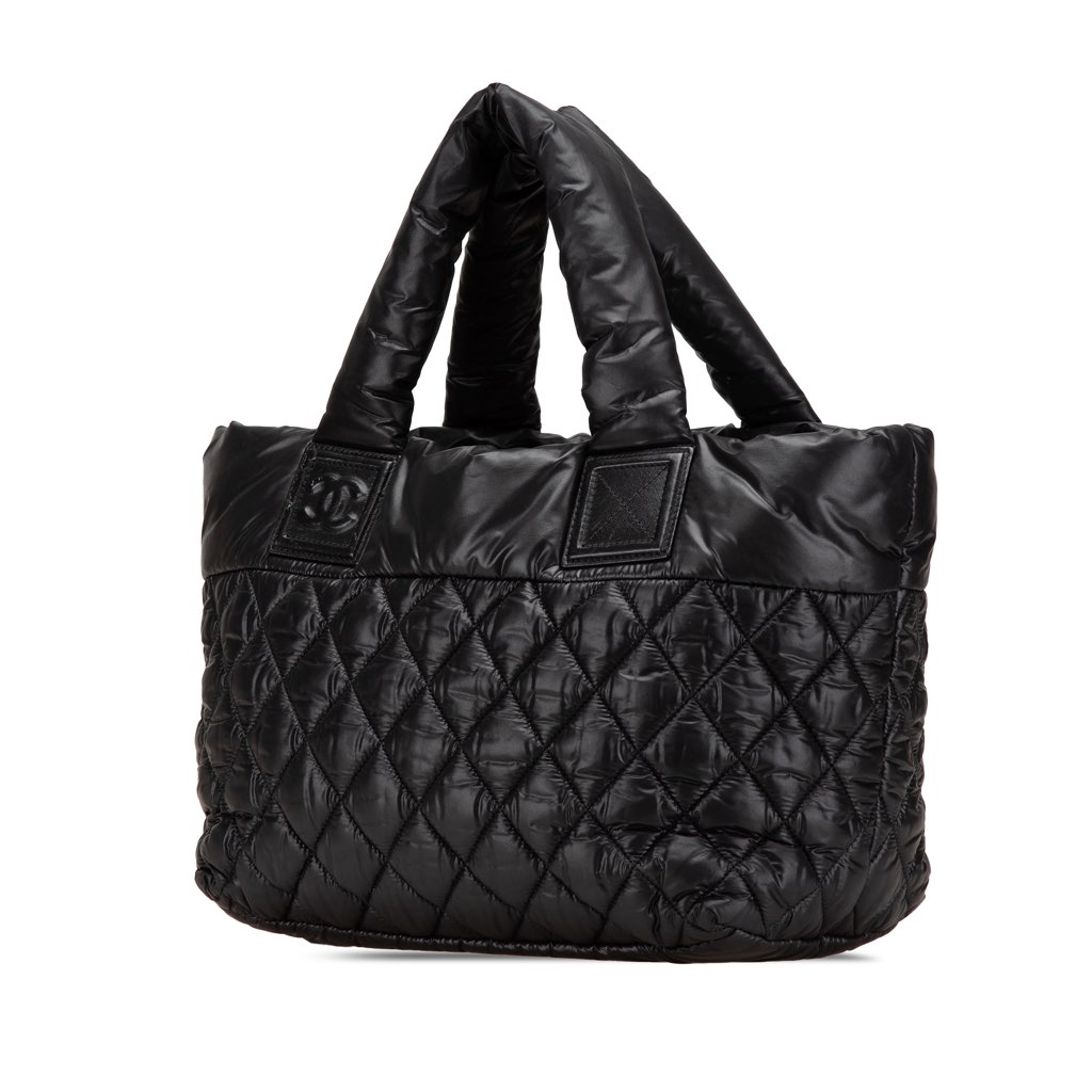 Chanel Small Quilted Nylon Coco Cocoon Tote - 2