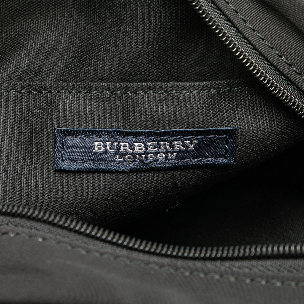Burberry Nova Check Trimmed Quilted Nylon Round Crossbody - Side view