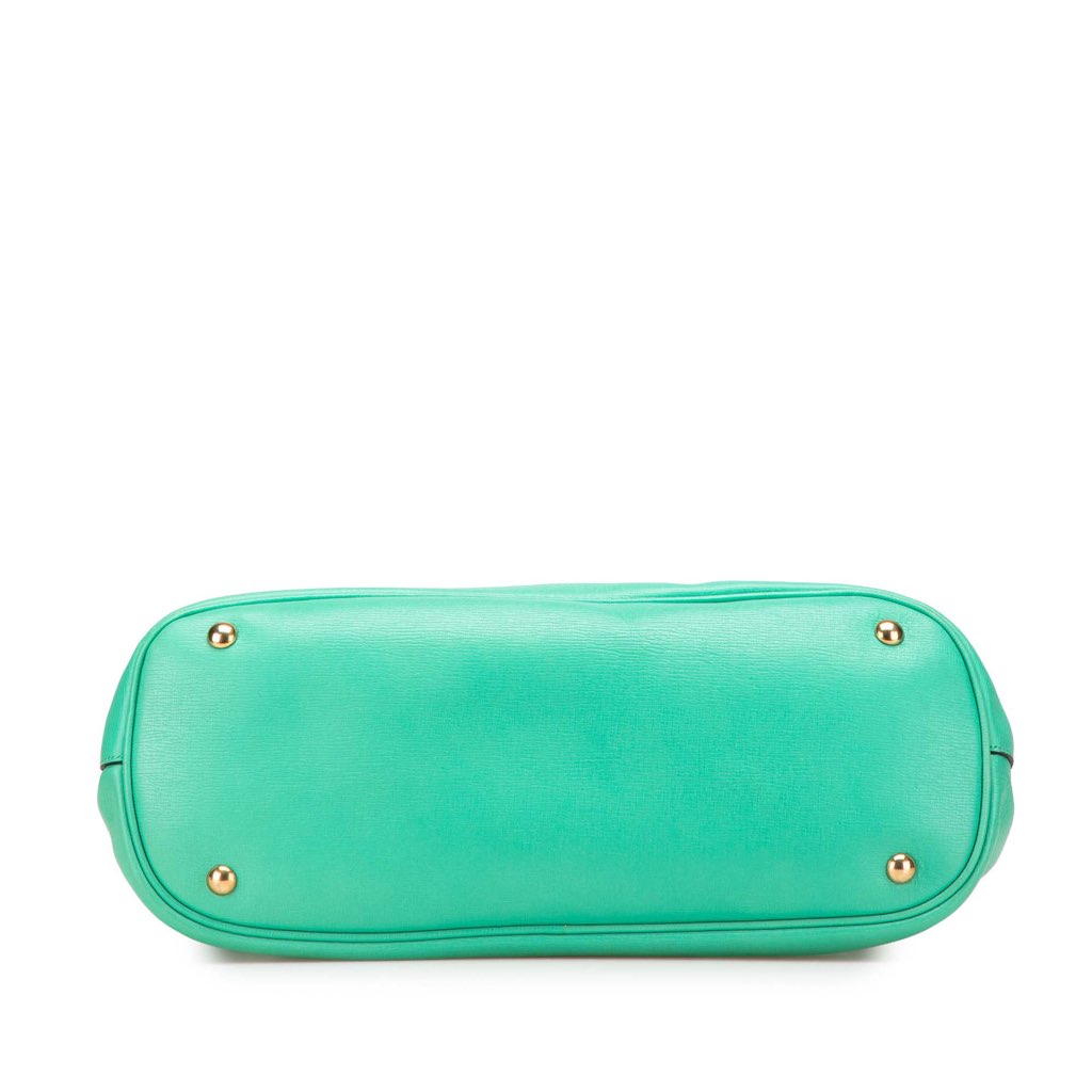 Gucci Leather Bright Bit Satchel - Image 6