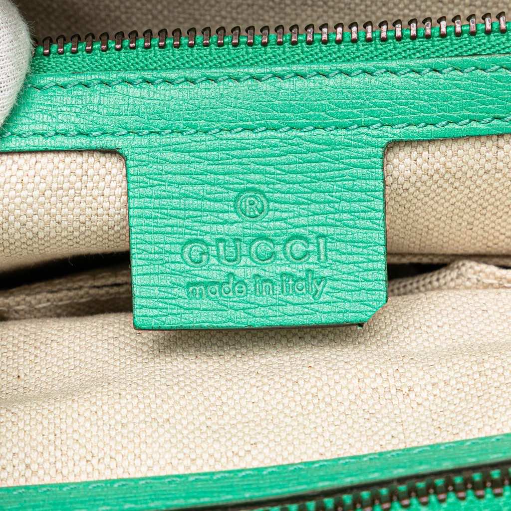 Gucci Leather Bright Bit Satchel - Side view