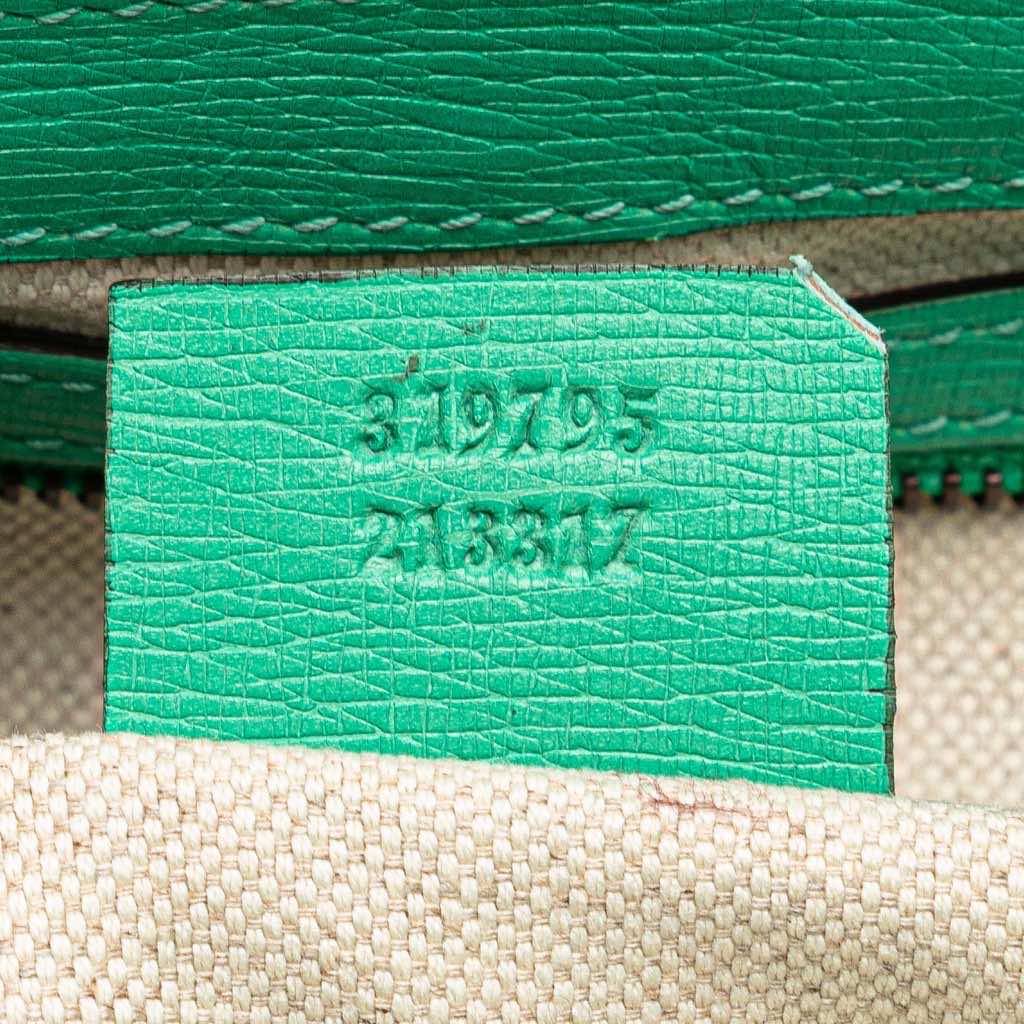 Gucci Leather Bright Bit Satchel - Detail 1
