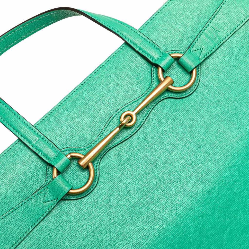 Gucci Leather Bright Bit Satchel - Detail 2