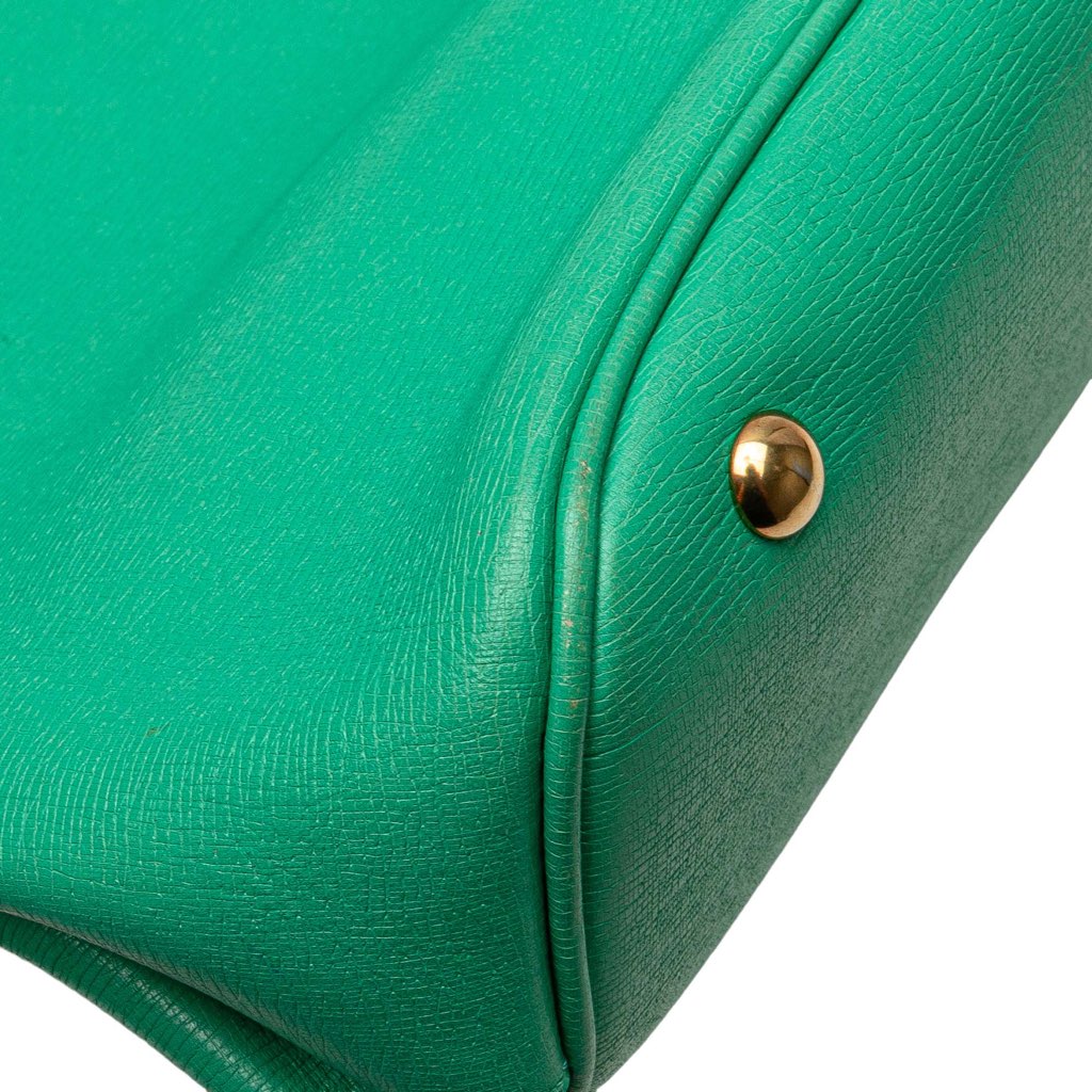 Gucci Leather Bright Bit Satchel - Image 11