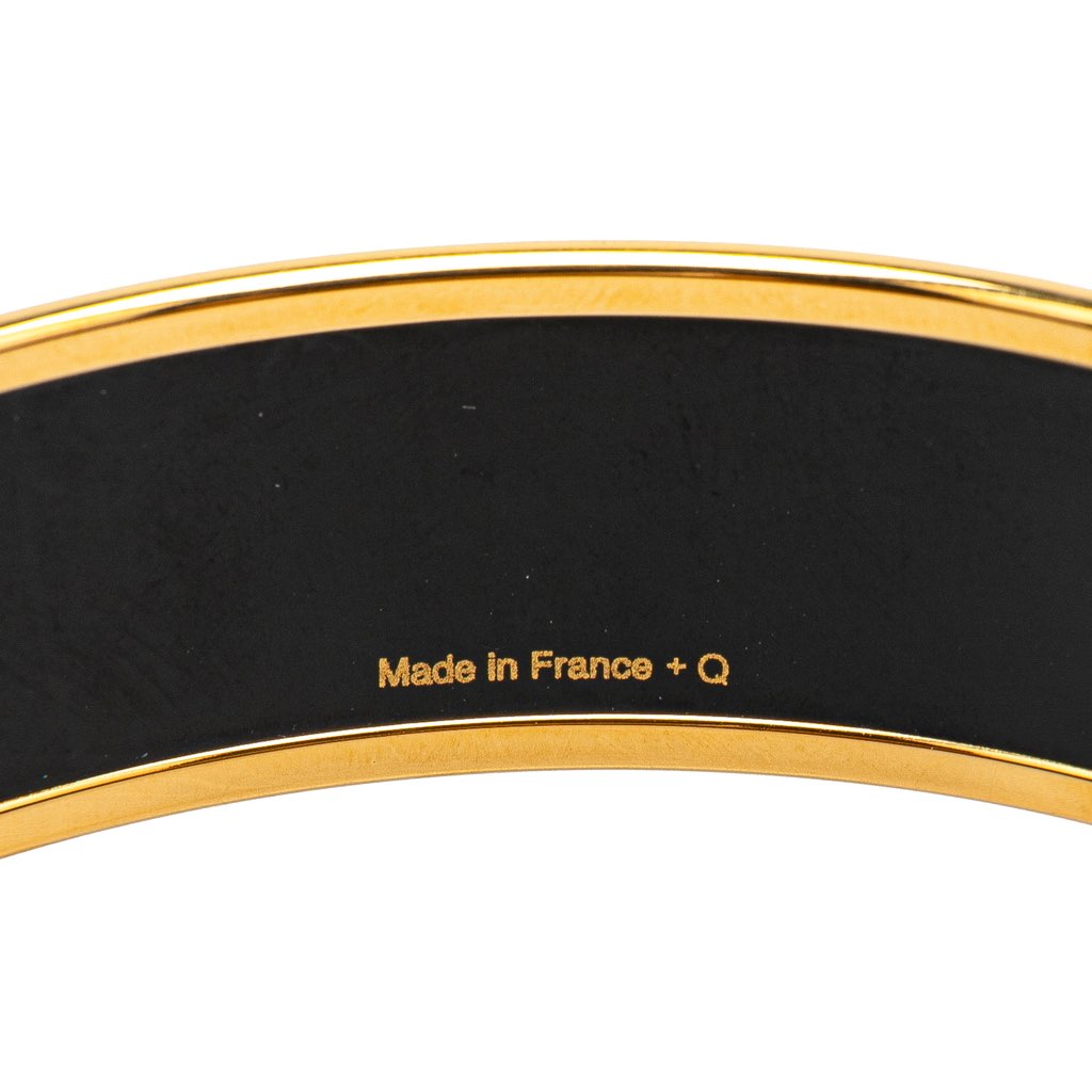 Hermès Wide Balcons du Guadalquivir Enamel Bangle 62 - 5