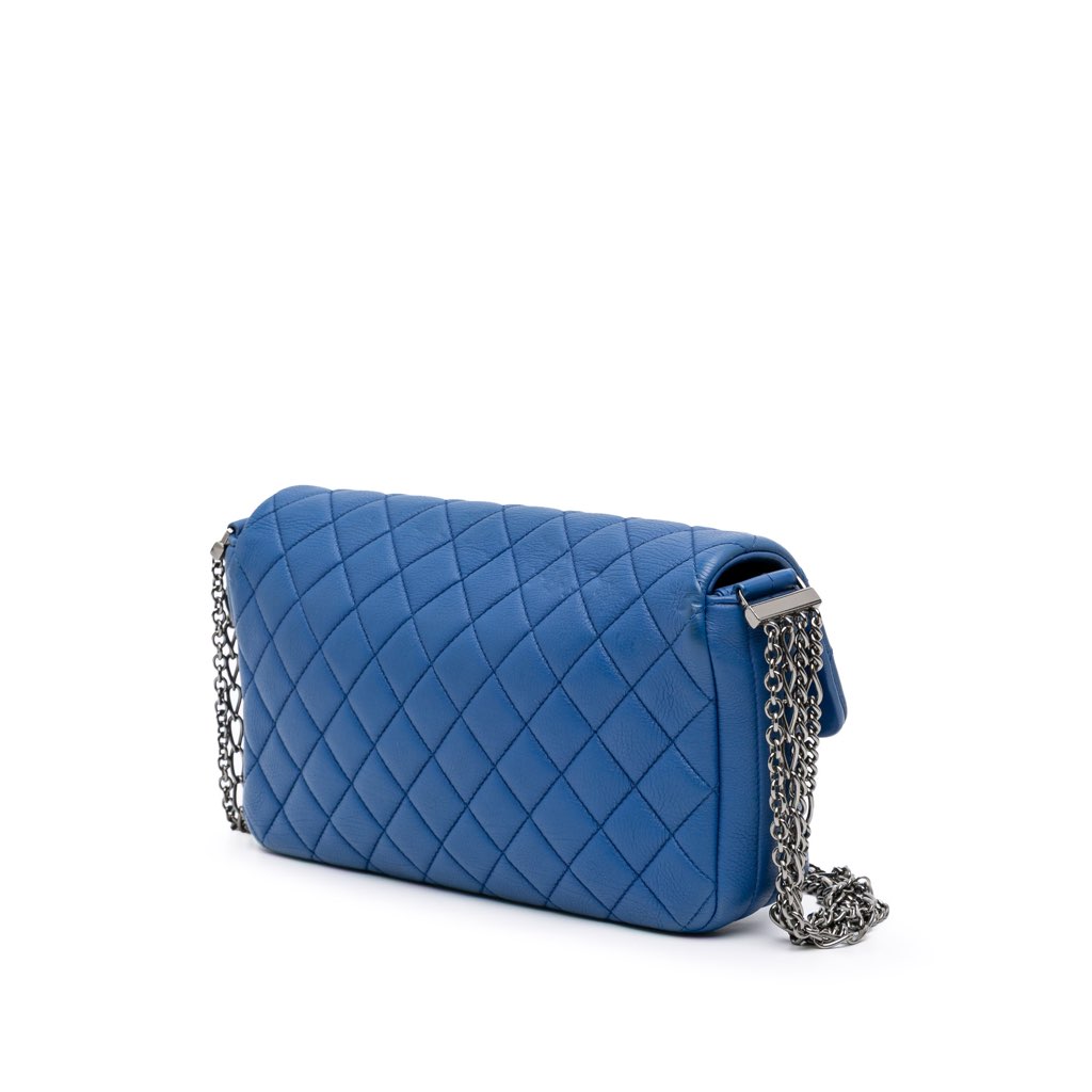 Chanel CC Quilted Calfskin Multi Chain Flap - Back view