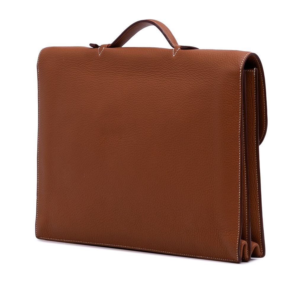 Hermès Togo Sac A Depeches 38 - Back view