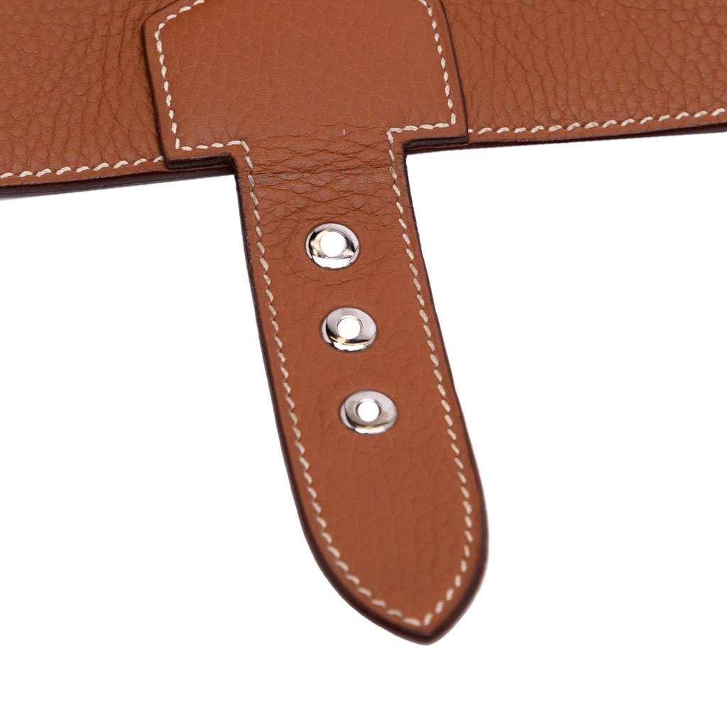 Hermès Togo Sac A Depeches 38 - Image 13