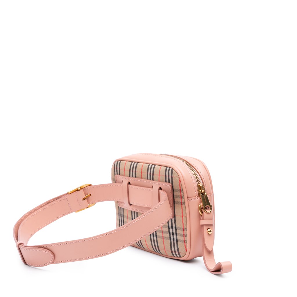 Burberry Haymarket Check Canvas 1983 Link Belt Bag - 2
