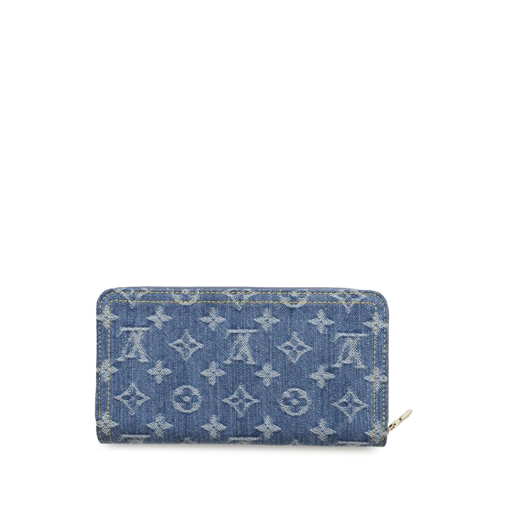 Louis Vuitton Takashi Murakami Monogram Cherry Denim Zippy Wallet - 2