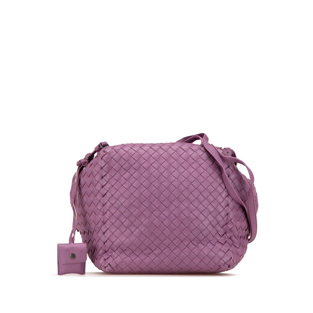 Bottega Veneta Nappa Intrecciato Cube Crossbody