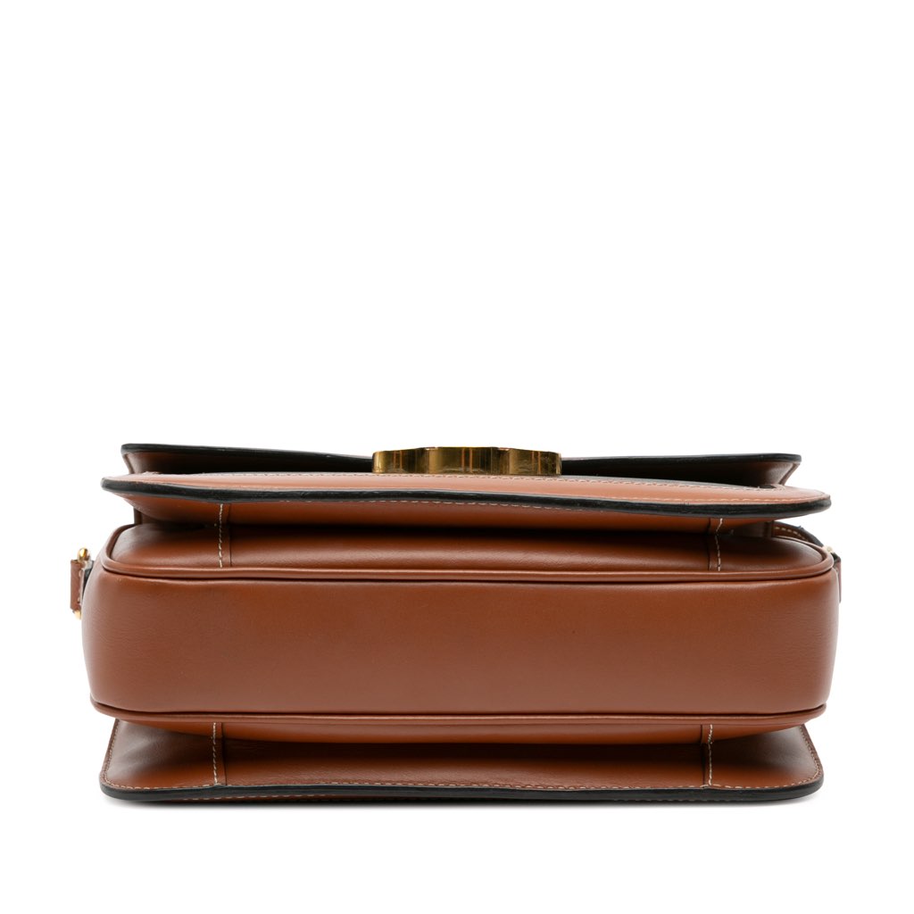 Celine Classique Triomphe Coated Canvas and Calfskin Triomphe Crossbody - 3