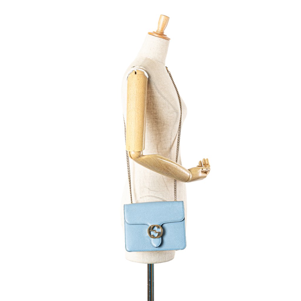 Gucci Small Dollar Calfskin Interlocking G Crossbody - Image 15