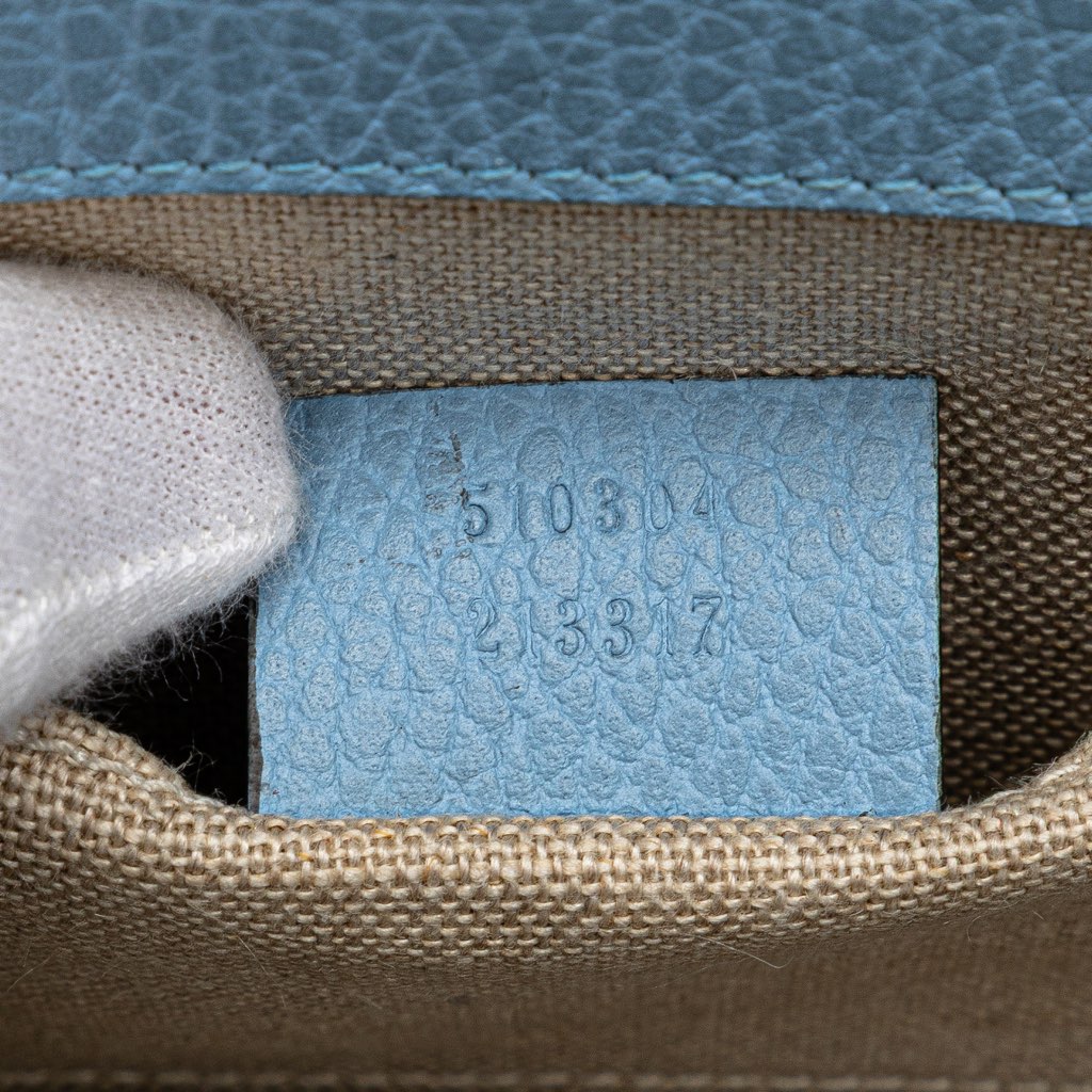 Gucci Small Dollar Calfskin Interlocking G Crossbody - Detail 1