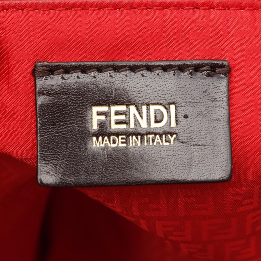 Fendi Medium Zucca Coated Canvas Roll Tote - 4