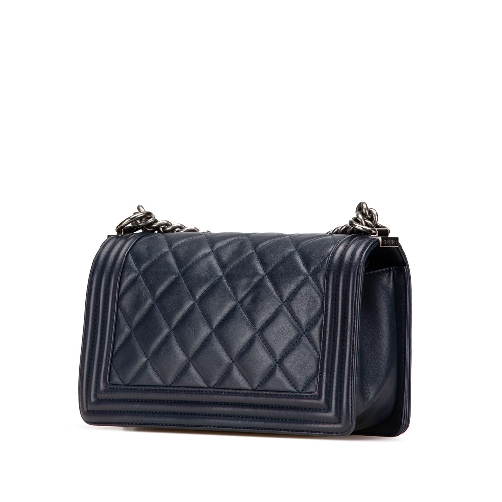 Chanel Old Medium Quilted Calfskin Boy Flap - 2