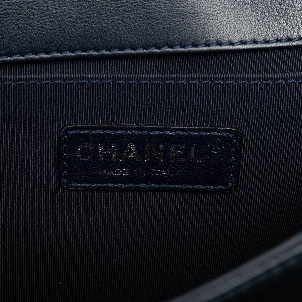 Chanel Old Medium Quilted Calfskin Boy Flap - 5
