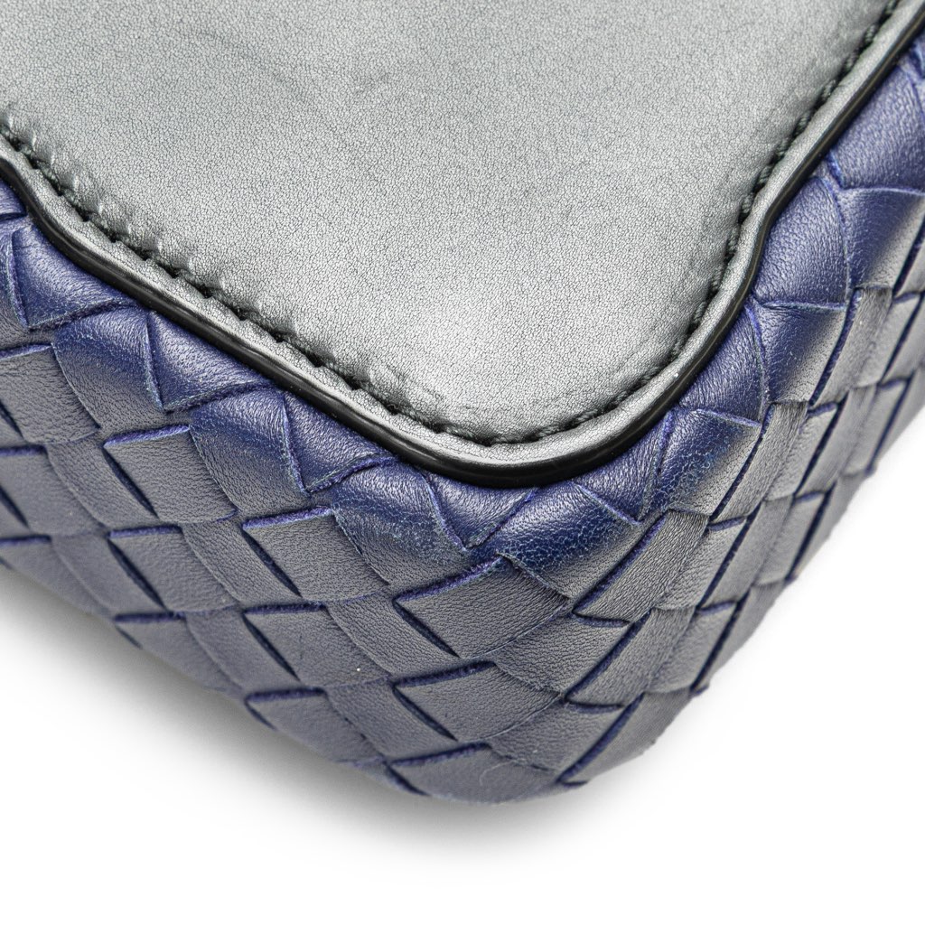 Bottega Veneta Intrecciato Trimmed Leather Crossbody - Image 13