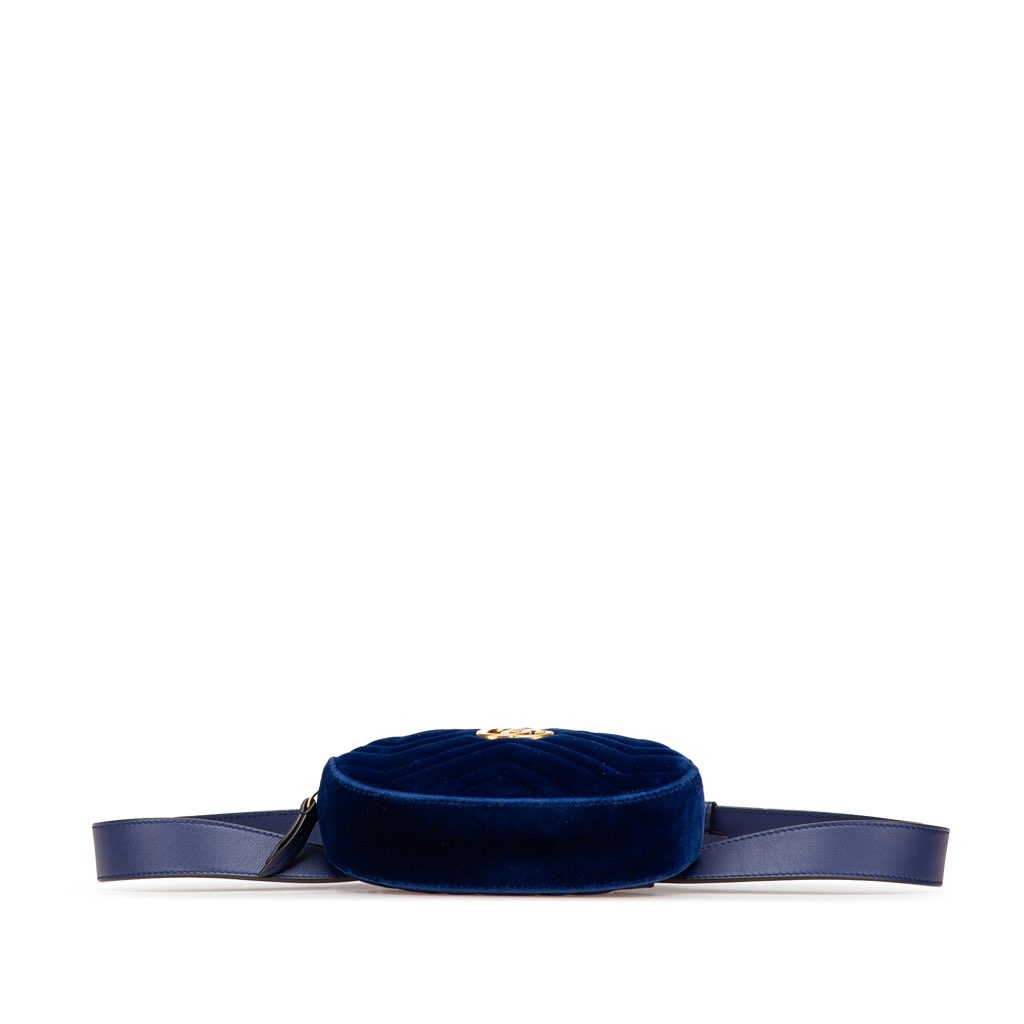 Gucci GG Marmont Velvet Matelasse Belt Bag - 3
