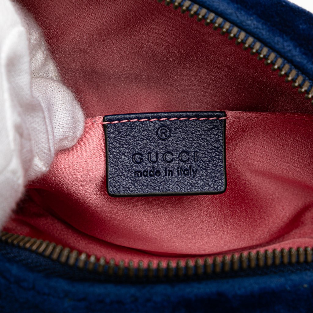 Gucci GG Marmont Velvet Matelasse Belt Bag - 5