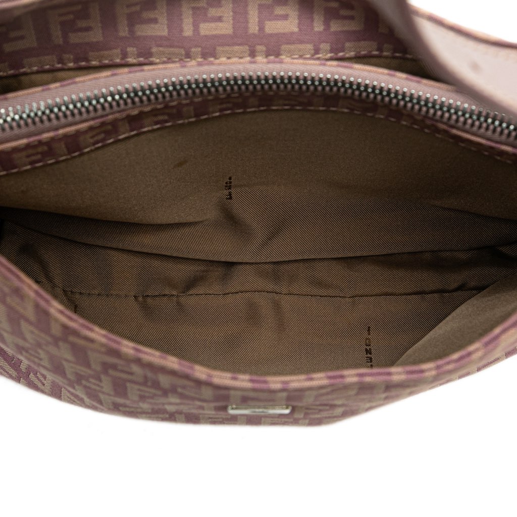 Fendi Zucchino Canvas Shoulder Bag - 4