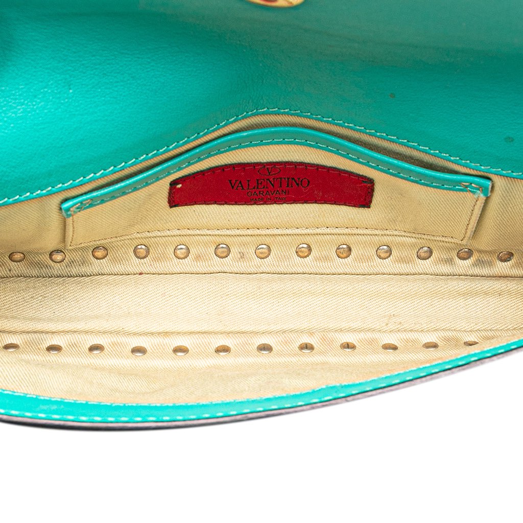 Valentino Nappa Rockstud Bangle Clutch - 4