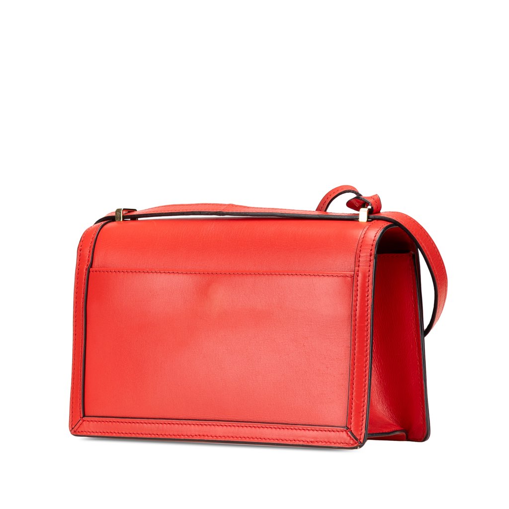 Loewe Medium Leather Barcelona Crossbody - Back view