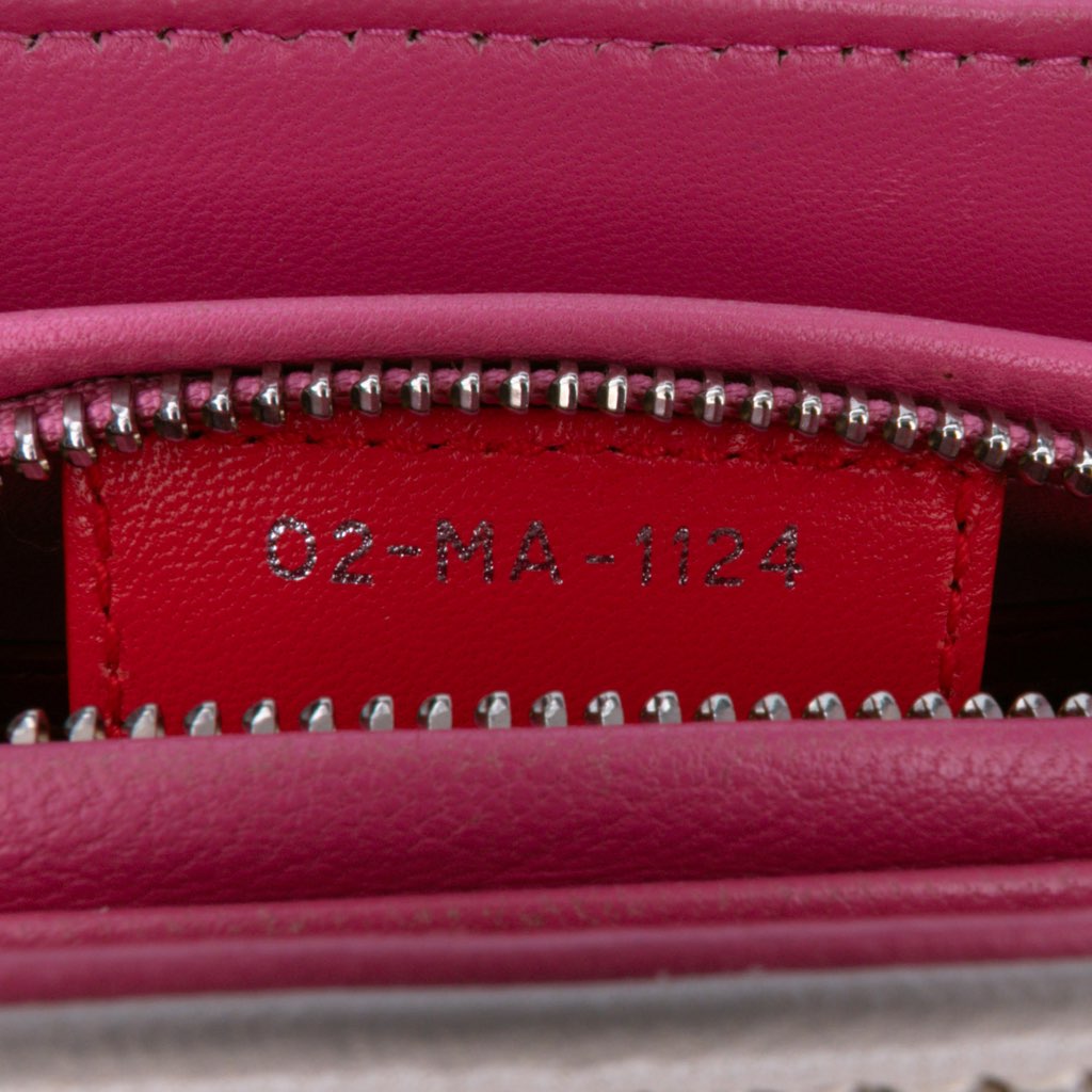 Dior Medium Tricolor Lambskin Macrocannage Stitched Lady Dior - Detail 1