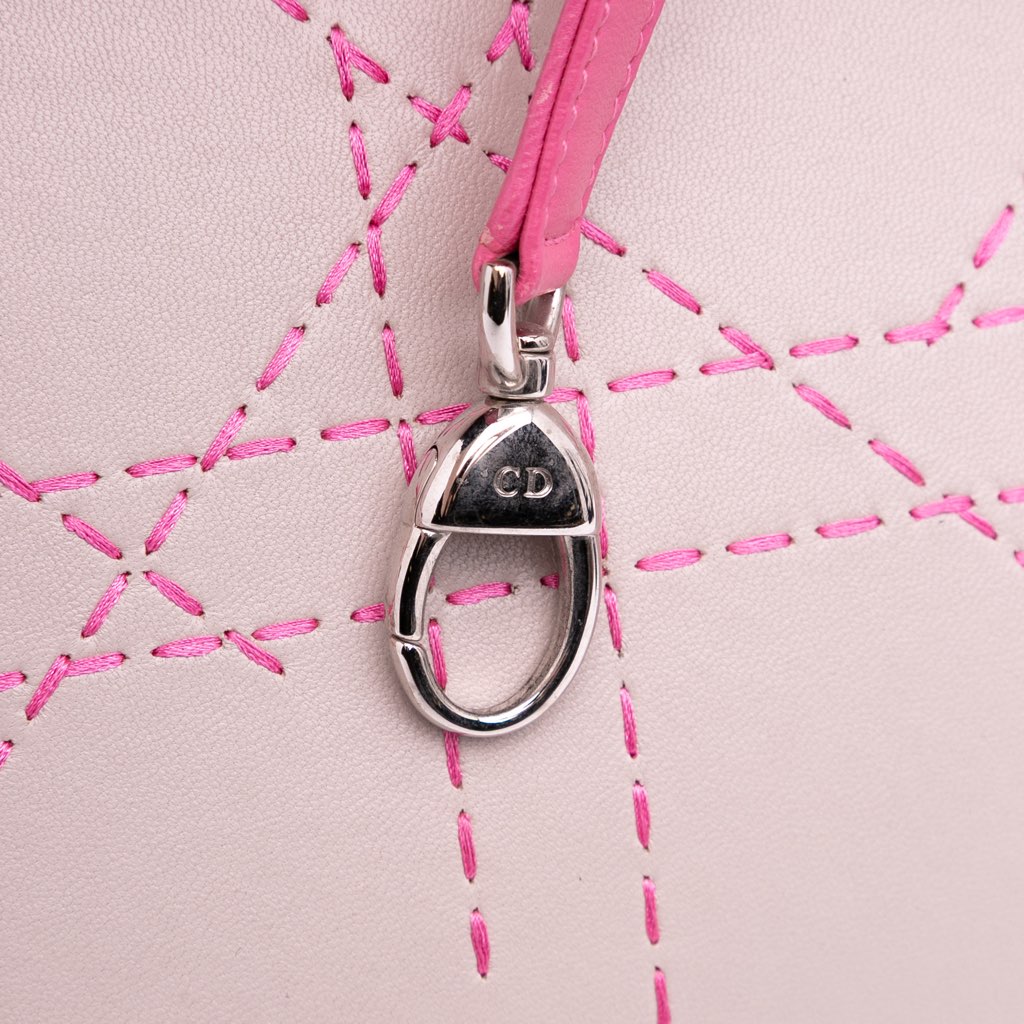 Dior Medium Tricolor Lambskin Macrocannage Stitched Lady Dior - Image 10