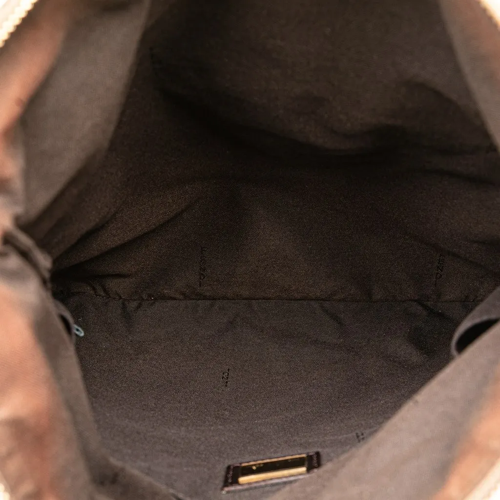 Fendi Zucchino Canvas Crossbody Brown Canvas Very good - Model View