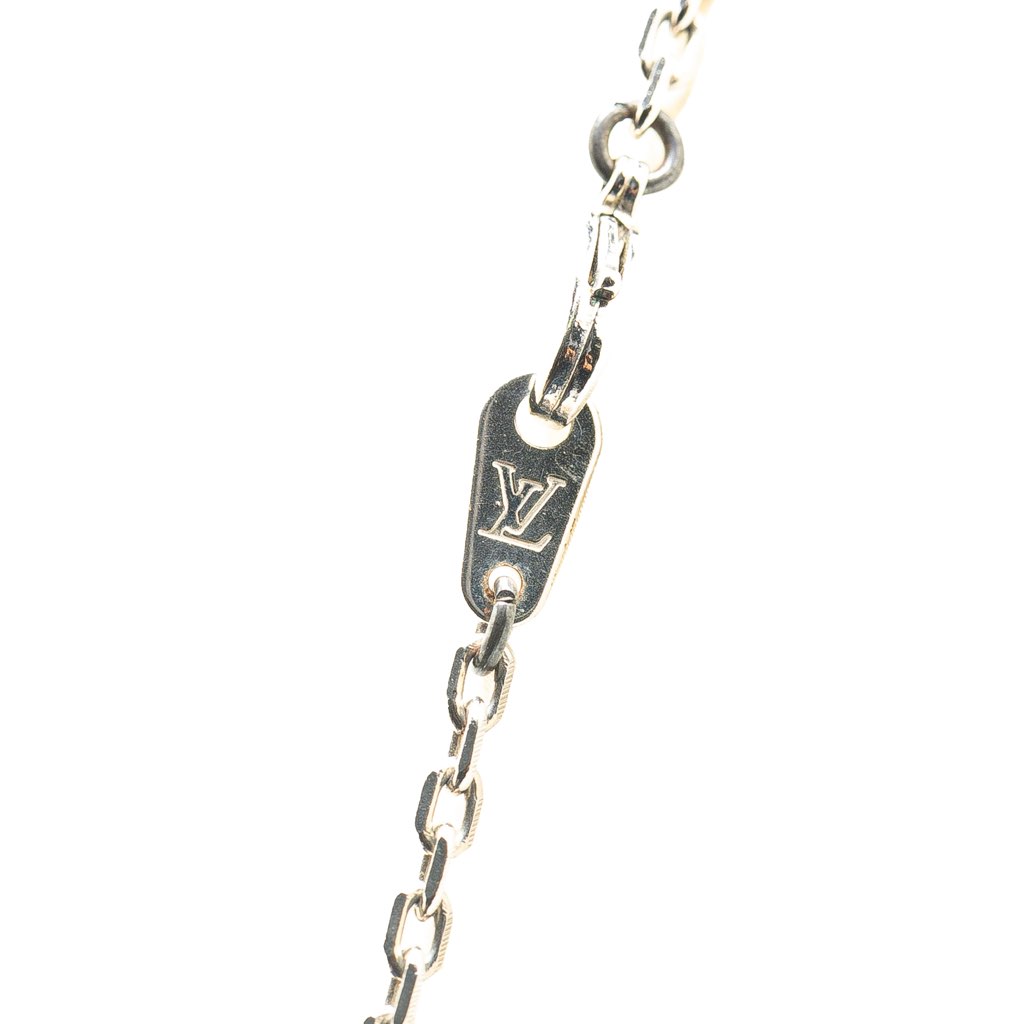 Louis Vuitton Silver Collier Dandy Necklace - 4