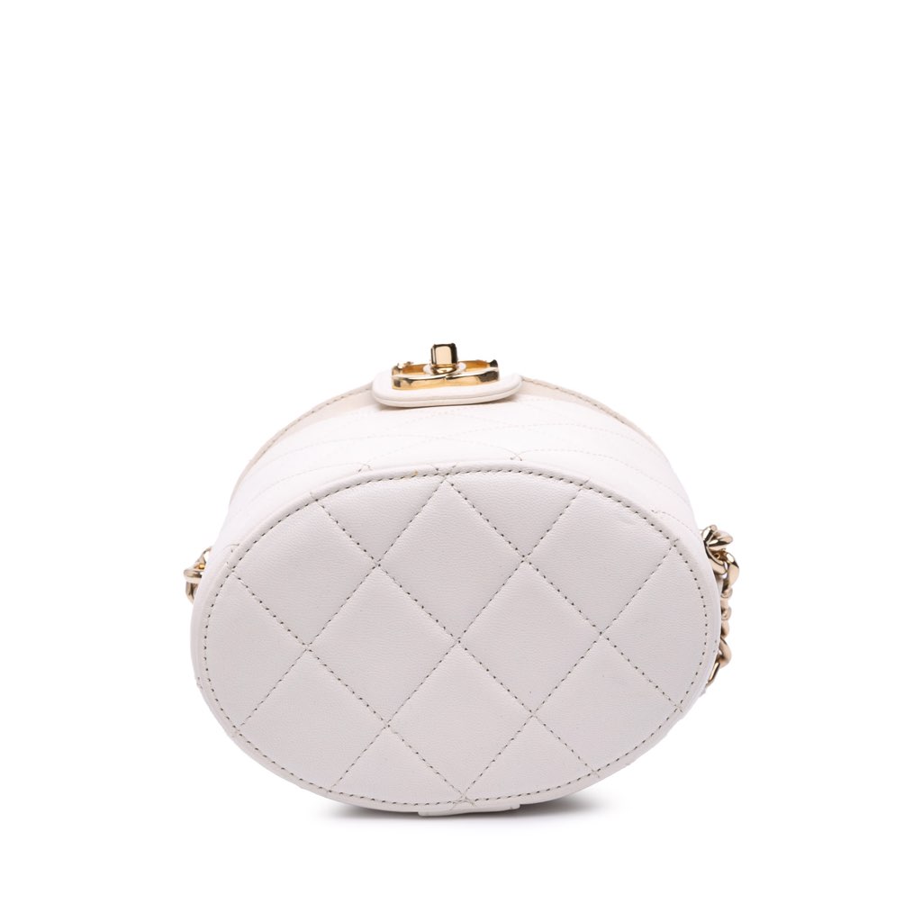 Chanel CC Lambskin Elegant Chain Vanity Case - 3