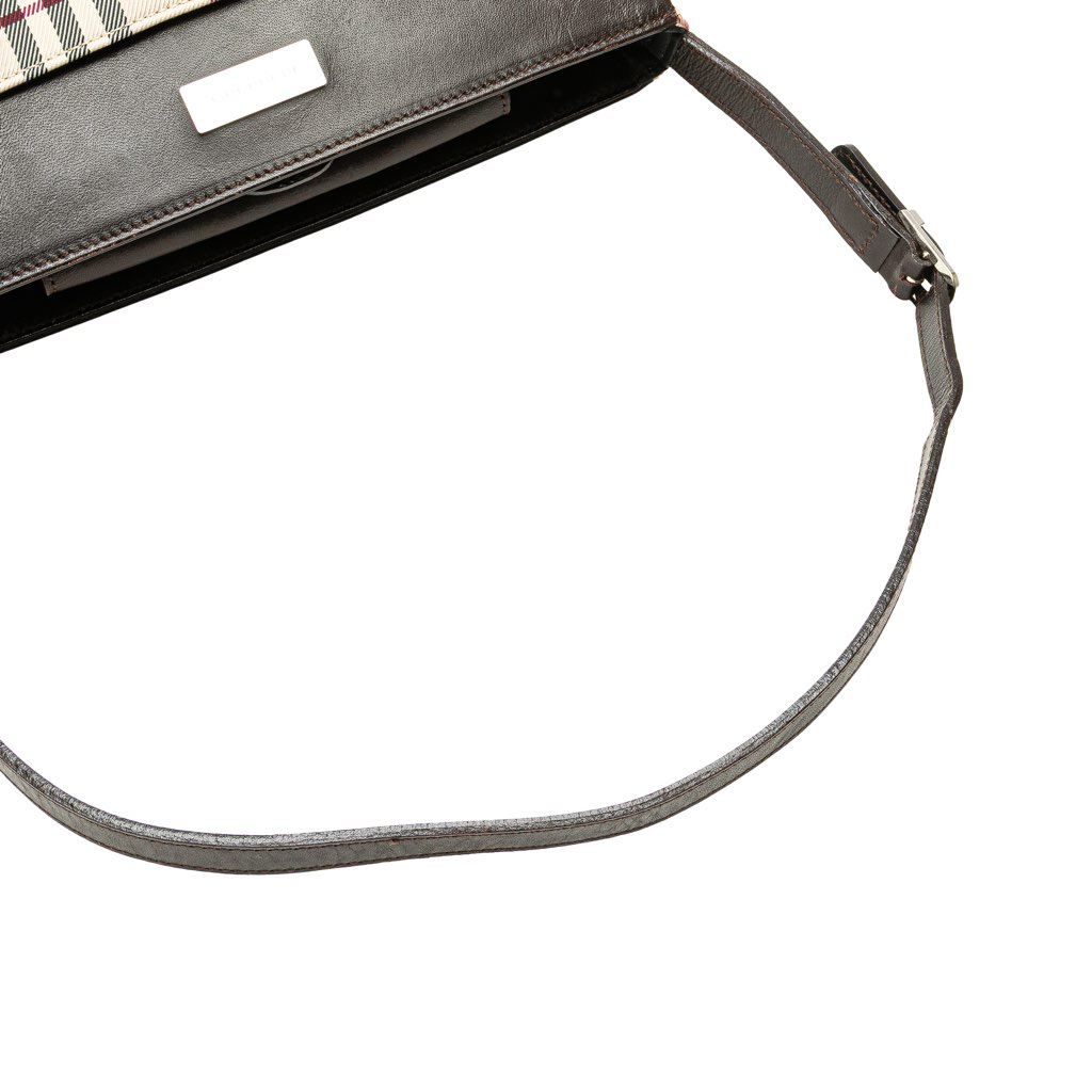 Burberry House Check Canvas Shoulder Bag - Image 11