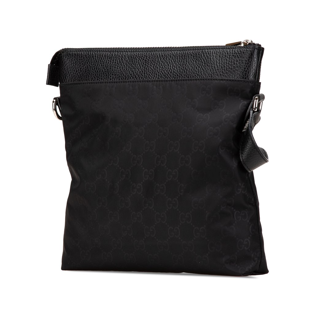 Gucci GG Nylon Flat Messenger Bag - 2
