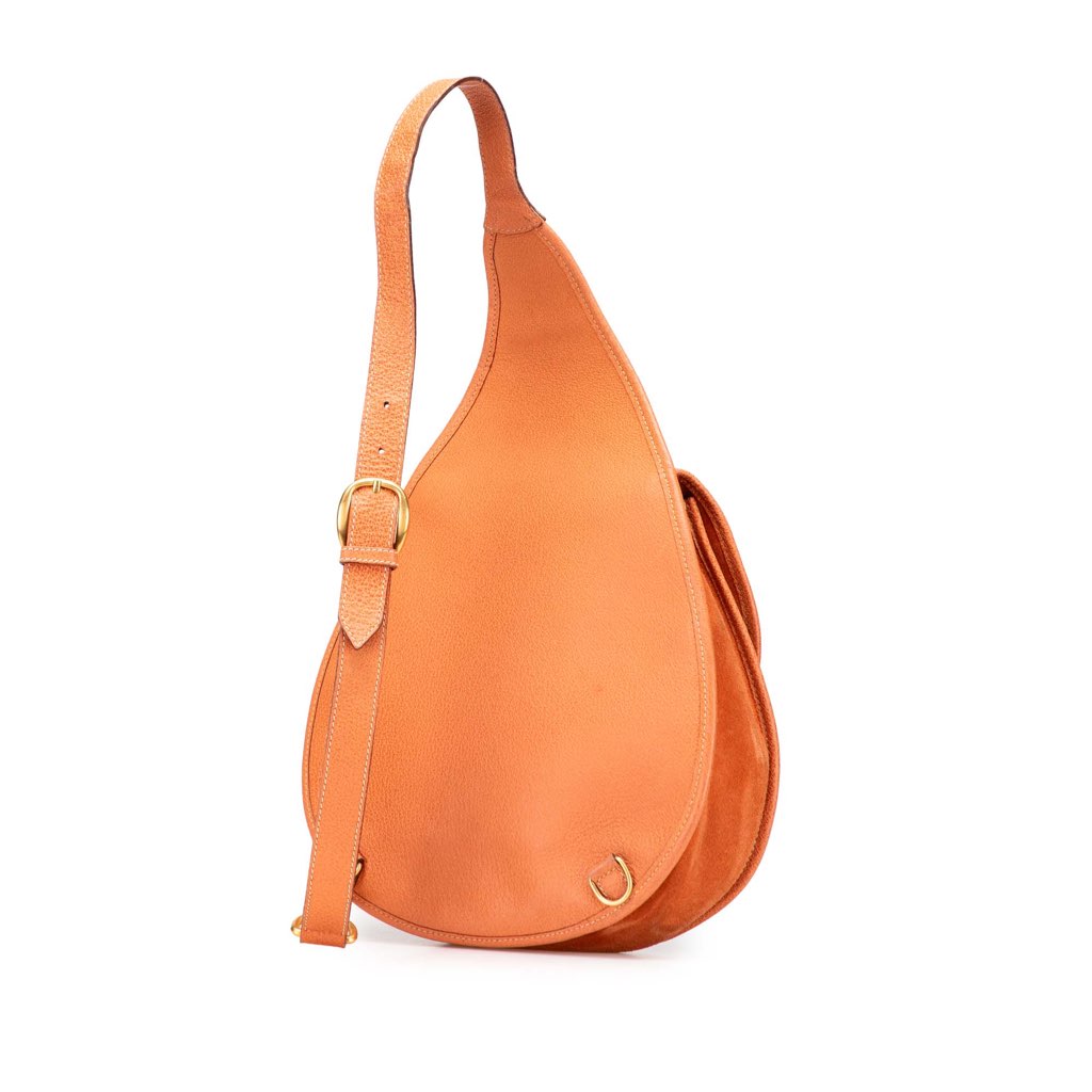 Gucci Suede Horsebit Sling Bag - 2