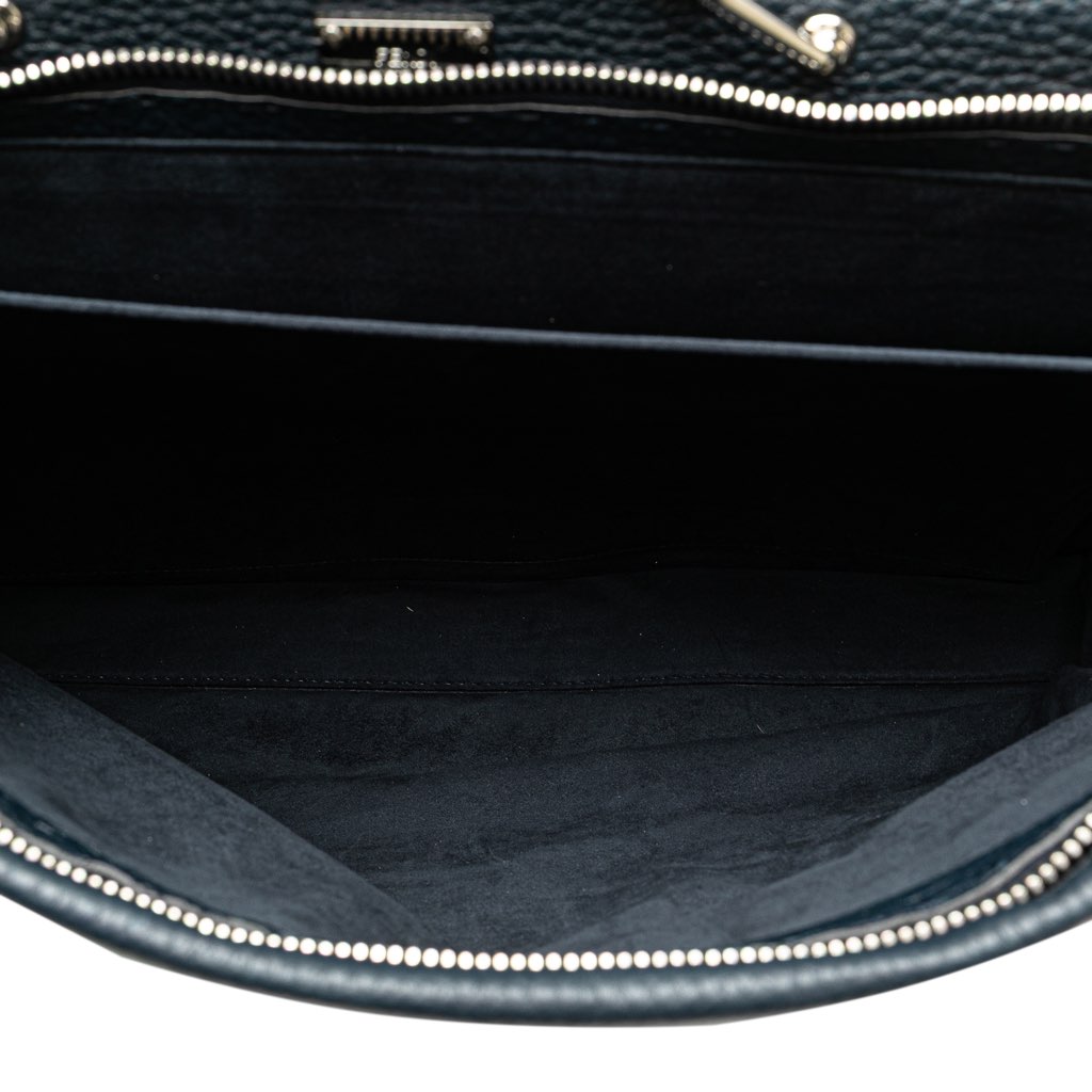 Fendi Large Leather Peekaboo Iconic Essential Faces Satchel - 5