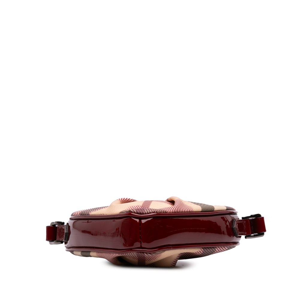 Burberry Nova Check Canvas Heart Crossbody - Image 6